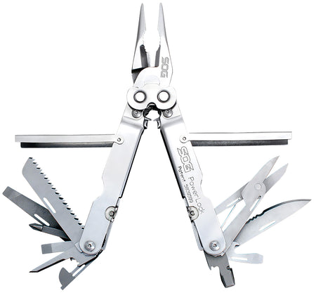 S.O.G SOG-S60N-CP PowerLock Polished 420 Stainless Steel 7" Long Includes Sheath