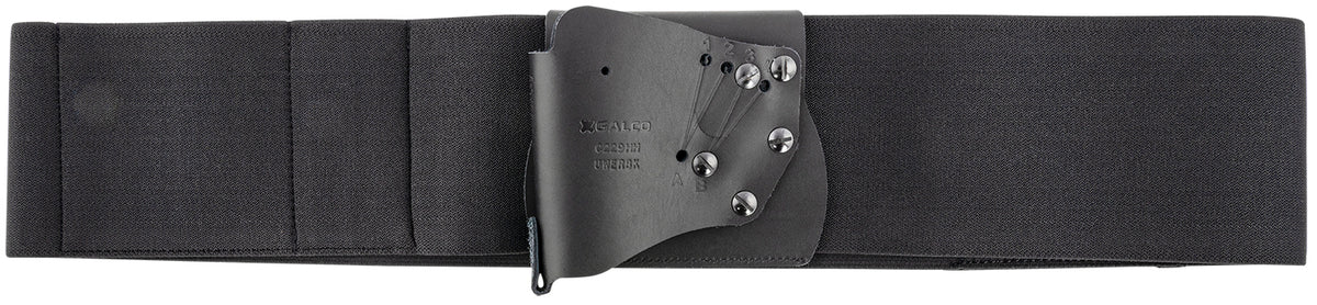 Galco UWERBKXL UnderWraps Elite Black XL Leather/Nylon Handgun