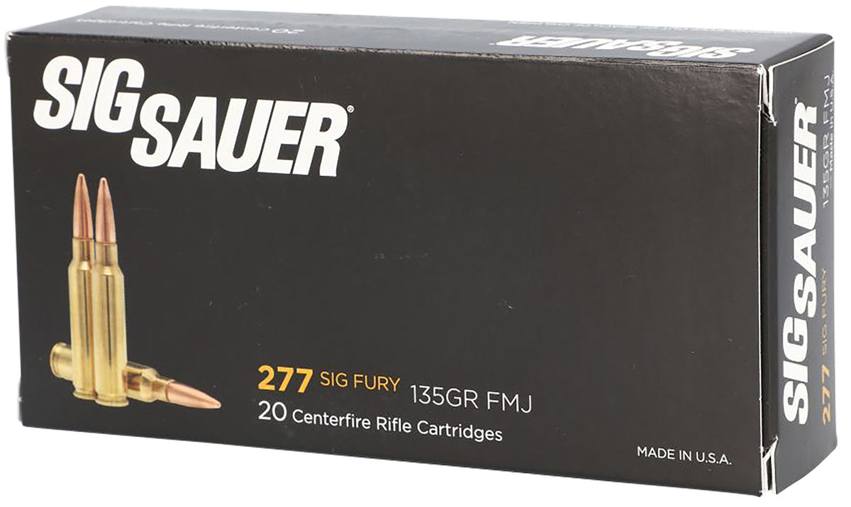 Sig Sauer .277 Sig Fury Elite Ball 135gr FMJ Ammo