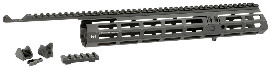 Midwest Industries MIMAR1895XRS Extended Sight System 13.63" M-LOK Black Hardcoat Anodized for Marlin 1895 Variants Includes Iron Sights
