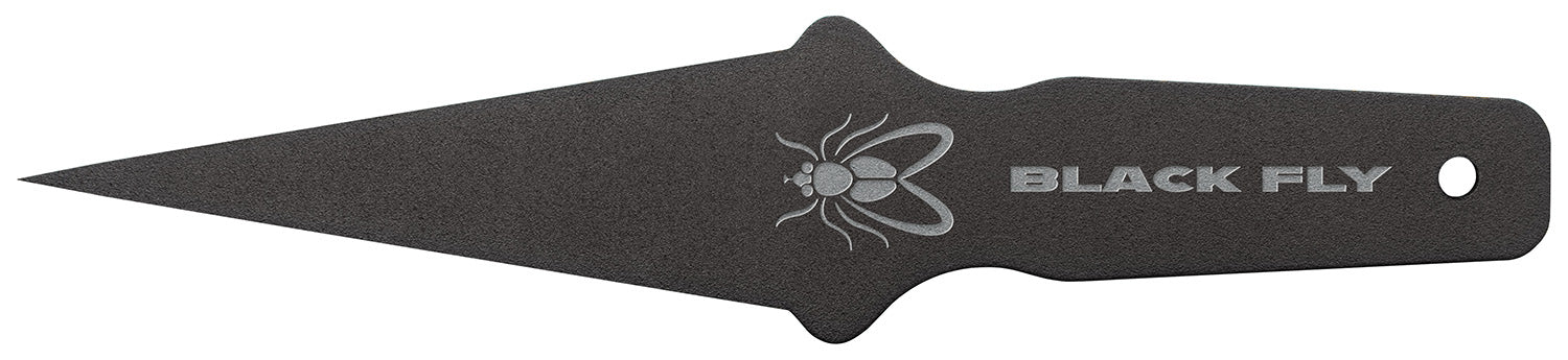 Cold Steel CS80STMA Black Fly Thrower Fixed Plain Black 1055 Carbon Steel Blade/Handle