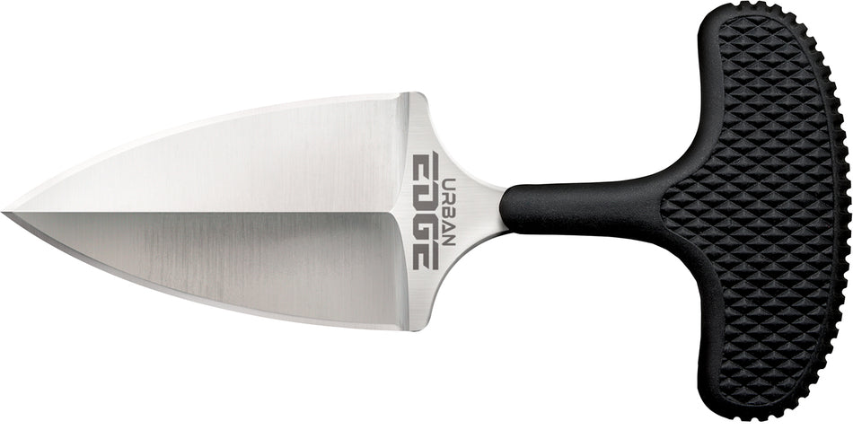 Cold Steel CS43XL Urban Edge 2.50" Fixed Plain Stone Washed Japanese AUS-8A SS Blade/Black Kray-Ex Handle
