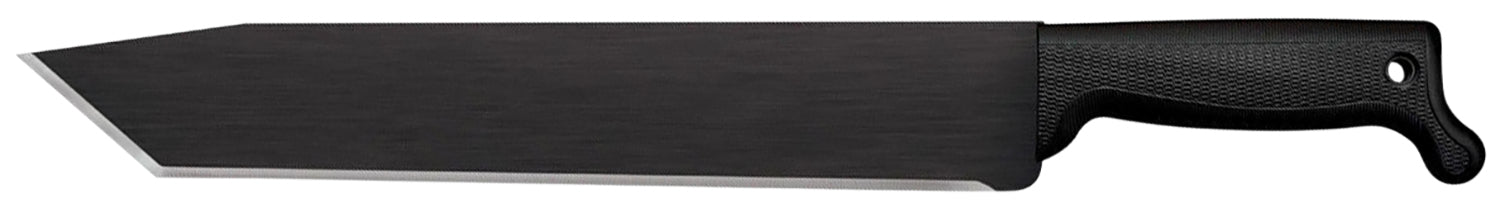 Cold Steel CS97BTMS Tanto 13" Black Matte Baked-On Anti Rust 1055 Carbon Steel Blade/ Black Polypropylene Handle 15.63" Long Includes Sheath