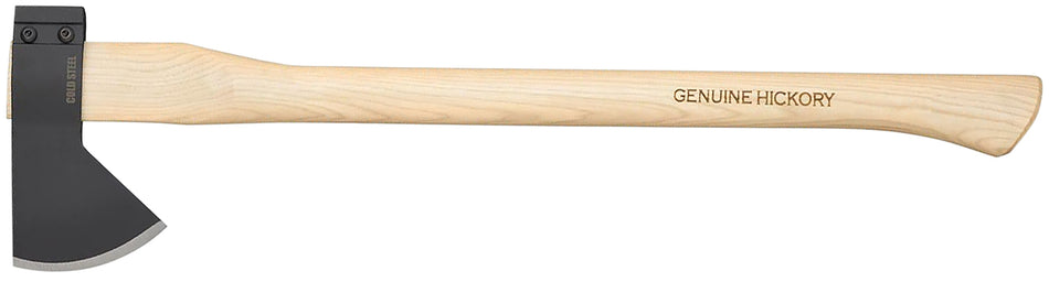 Cold Steel CS90QB Hudson Bay Camp 4.13" Plain 1055 Carbon Steel Blade American Hickory Handle 27"