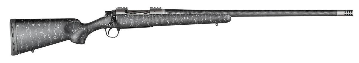 Christensen Arms CA10268815331 Summit TI Full Size 28 Nosler 3+1, 26" Natural Titanium Steel Threaded Barrel, Natural Titanium Aluminum Receiver, Black w/Gray Webbing Fixed Sporter Stock