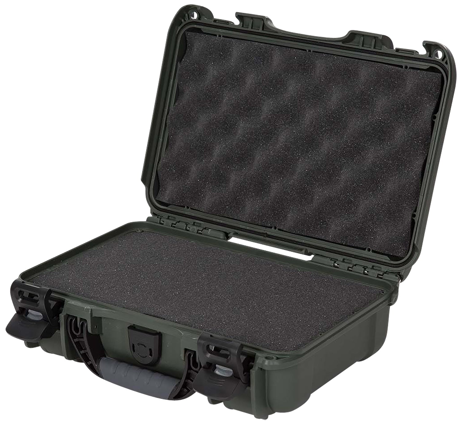 Nanuk 9091006 909 Waterproof & Airline Approved Olive Resin w/ Cubed Foam 11.44" L x 7" W x 3.68" H Interior Dimensions