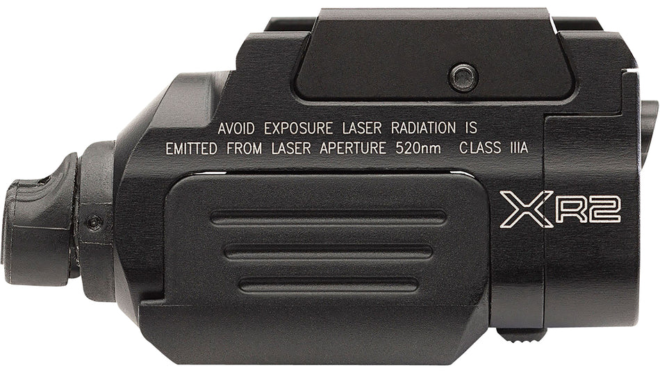 SureFire XR2AGN XR2-A-GN Compact Black Anodized 800 Lumens White LED/Green Laser