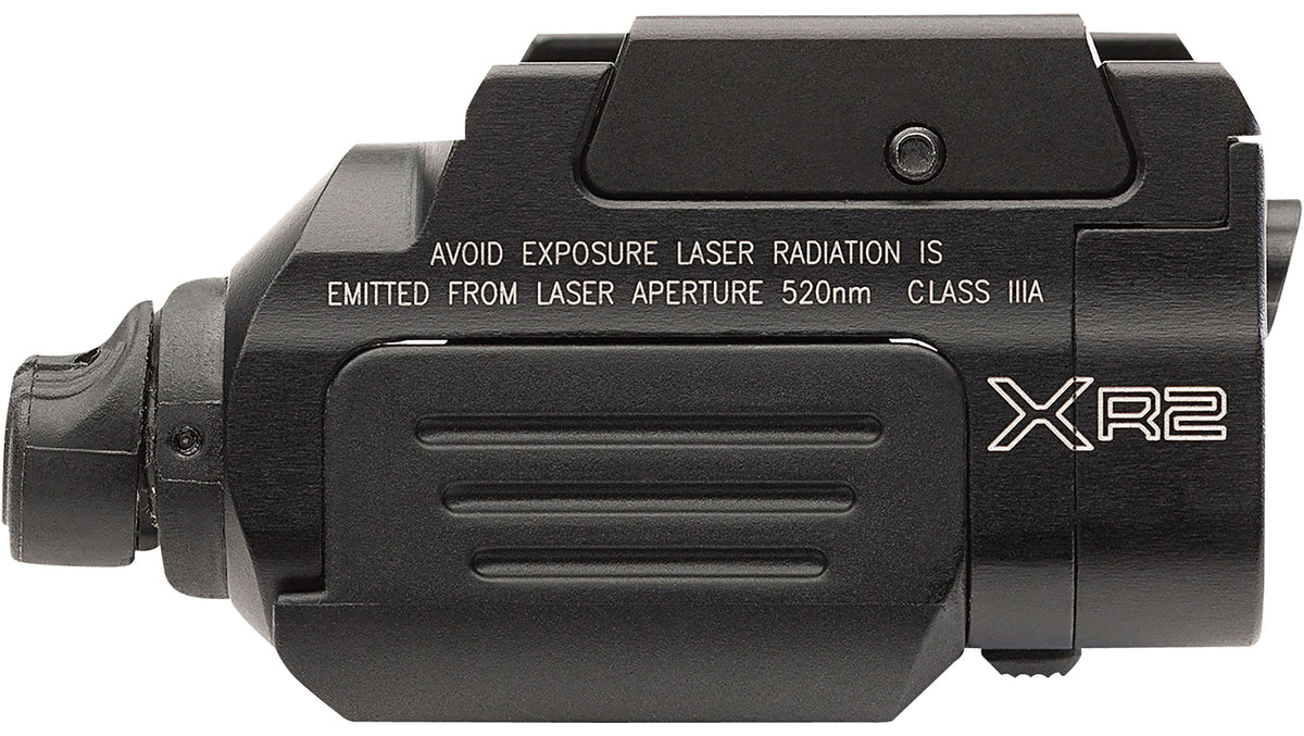 SureFire XR2ARD XR2-A-RD Compact Black Anodized 800 Lumens White LED/Red Laser