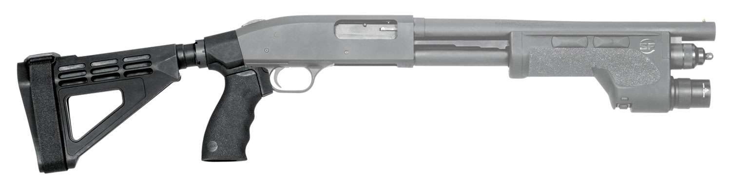 SB TACTICAL MOSSBERG 590 SHOCKWAVE SBM4 BLACK BRACE SBT LOGO COMPLETE ASSEMBLY