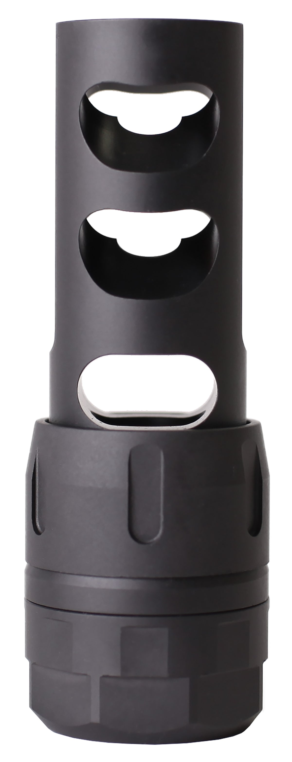 Nosler 97200 Muzzle Brake Muzzle Brake Black 5/8" 24 tpi Threads for 243 Cal
