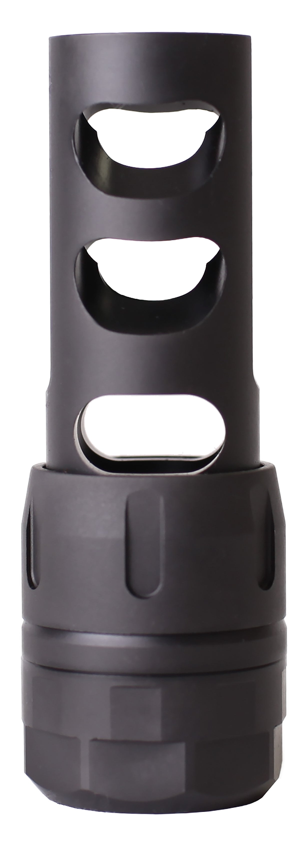Nosler 97230 Muzzle Brake Muzzle Brake Black 5/8" 24 tpi Threads for 338 Cal