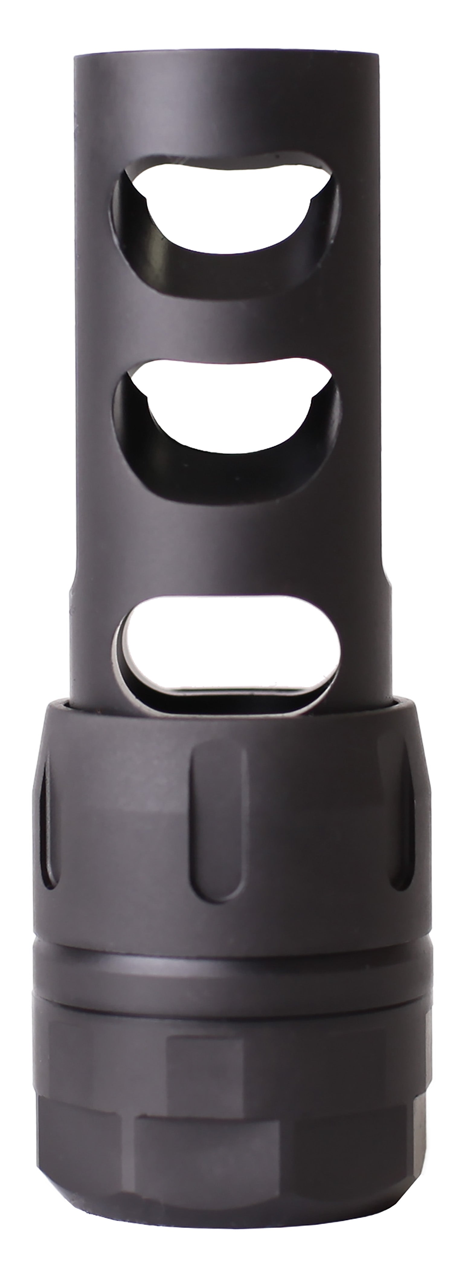 Nosler 97230 Muzzle Brake Muzzle Brake Black 5/8" 24 tpi Threads for 338 Cal