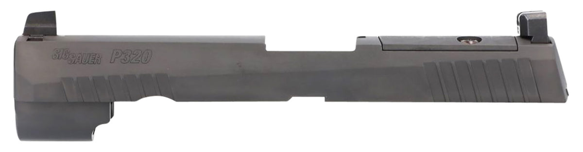 Sig Sauer 8900959 P320 Slide Assembly Made of Stainless Steel with Black Nitron Finish for P320 with 4.7" Non threaded Barrel or 5.5" Threaded Barrel