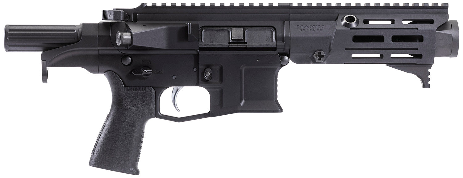 Maxim Defense MXM50803 PDX 505-SPS 5.56x45mm NATO Caliber with 5.50" Barrel, 20+1 Capacity, Black Metal Finish, Black Polymer Grip