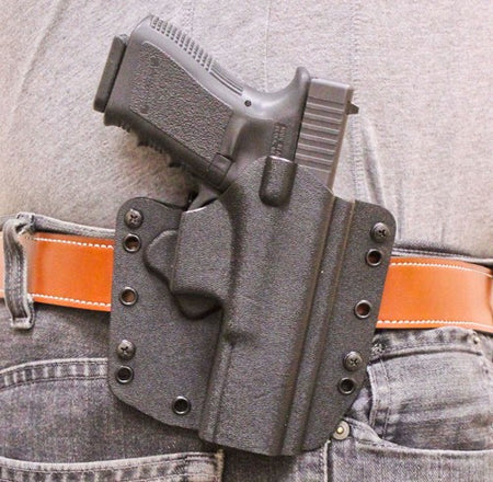 DESANTIS SL RAPTOR HOLSTER BLK IWB/OWB RH KYDEX FOR GLOCK 19