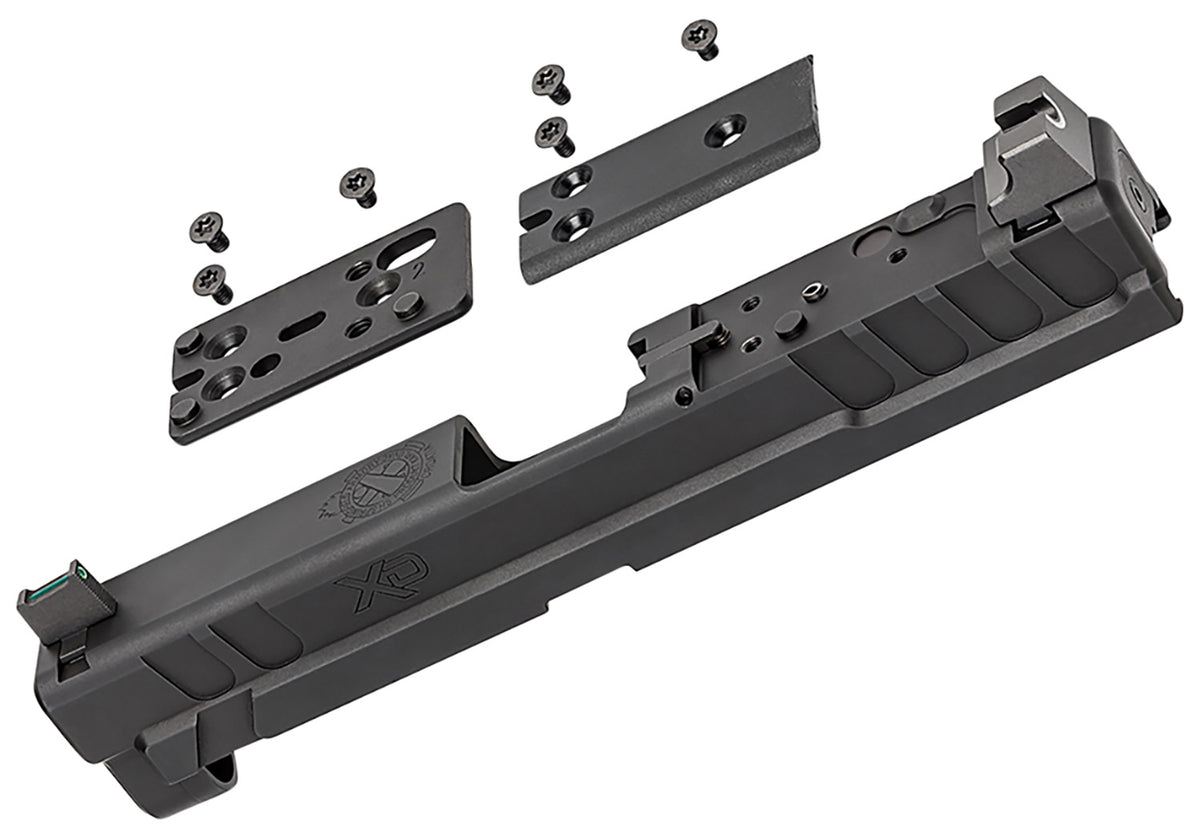 Springfield Armory XD4901 XD OSP 9mm Black Steel for Springfield XD with Optics Cut, Suppressor Height Night Sights, Includes Cover Plates