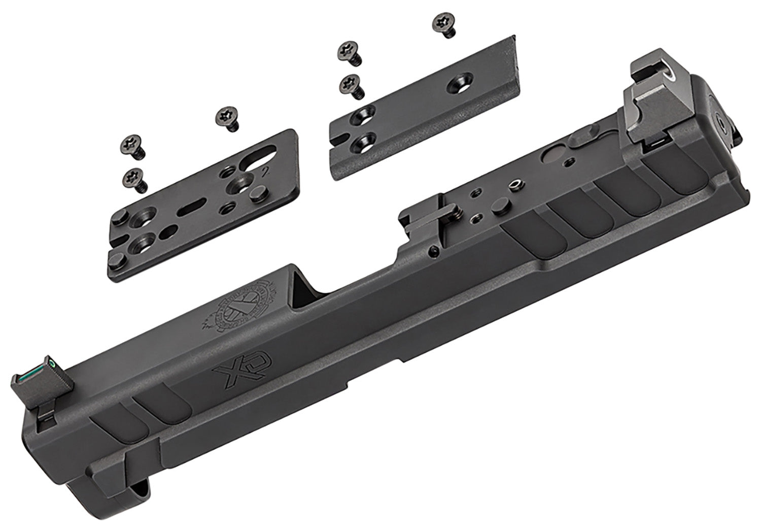 Springfield Armory XD4901 XD OSP 9mm Black Steel for Springfield XD with Optics Cut, Suppressor Height Night Sights, Includes Cover Plates