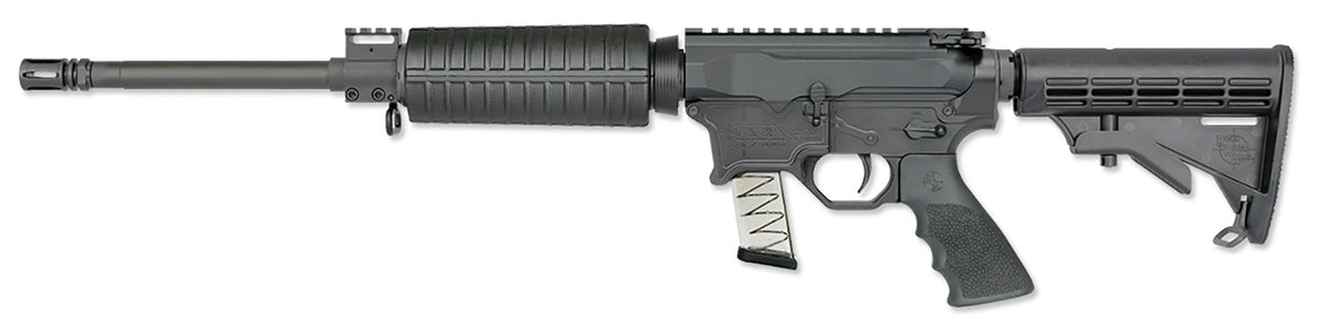 Rock River Arms BT91850 LAR-BT9G CAR A4 9mm Luger 16" Black Threaded Barrel, Black Aluminum Receiver, RRA 6 Position Tactical Carbine Black Polymer Stock, Black Hogue Rubber Grip, Right Hand