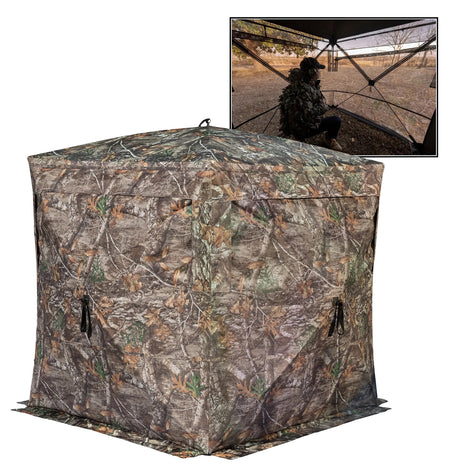 Rhino Blinds R180STRTE Rhino 180 See Through Realtree Edge 150 Denier/Mesh