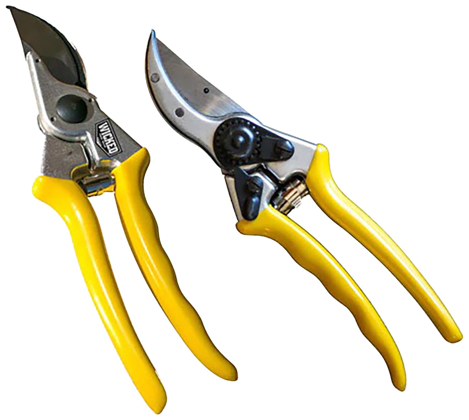Wicked Tree Gear WTG017 Hand Pruner Aluminum/Yellow Handle