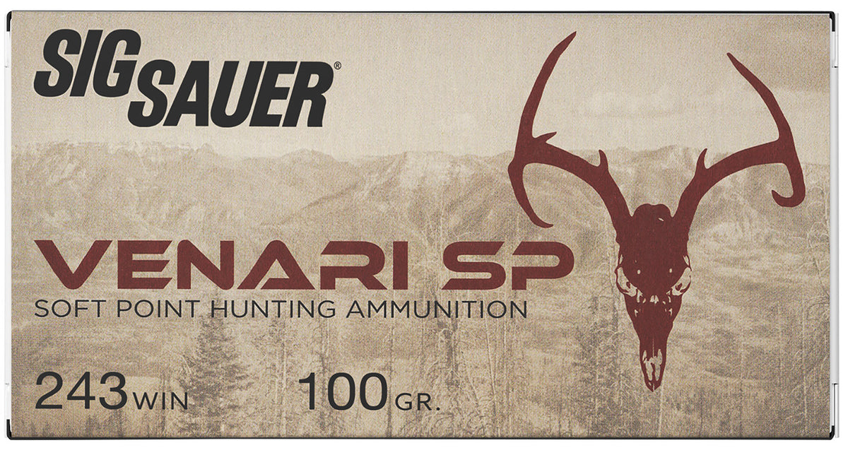 Sig Sauer .243 Winchester Venari 100gr SP Ammo
