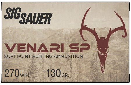 Sig Sauer .270 Winchester Venari 130gr SP Ammo