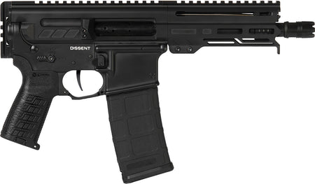 CMMG 30A0E33AB Dissent 300 Blackout 30+1 6.50", Black Cerakote Rec, OEM Grip, Picatinny Buffer Adapter, Zeroed Drop-In Single Stage Trigger