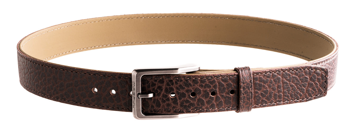 Magpul MAG127923046 Tejas EL Cibolo Chocolate Brown Bison Hide 46" 1.50" Wide Buckle Closure