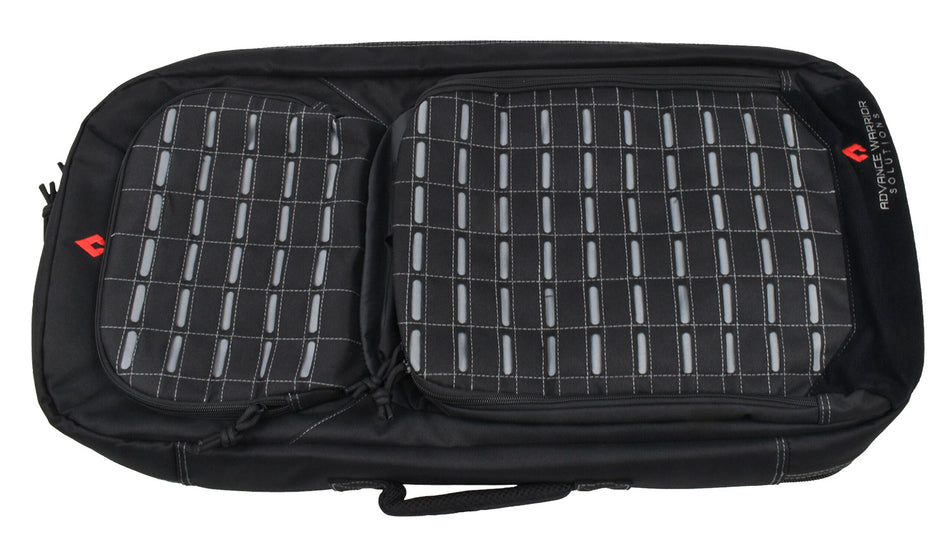 Advance Warrior Solutions FR28RBPBL/GR Frame 28" L Backpack with Side Handle, Black Polyester for Tactical Rifle, Molle Front