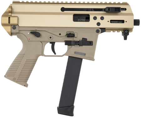 B&T Firearms 36176502GCT APC9K 9mm Luger 33+1 4.30" Black Steel Barrel, Coyote Tan Picatinny Rail Receiver, Brace Adapter, Coyote Polymer Grips, Ambidextrous