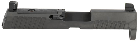 Sig Sauer P320 Slide 9mm Luger Nitride Black Stainless Steel Optic Ready  XRAY3 Suppressor Sights Compatible With ROMEO1 PRO ROMEO2