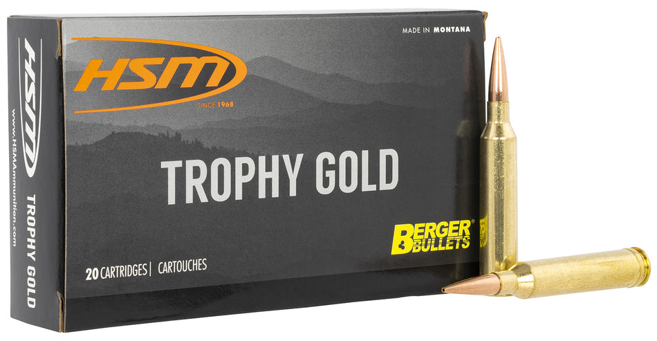 HSM 6.5-284 Norma Trophy Gold 130gr Berger Hunting VLD Match Ammo