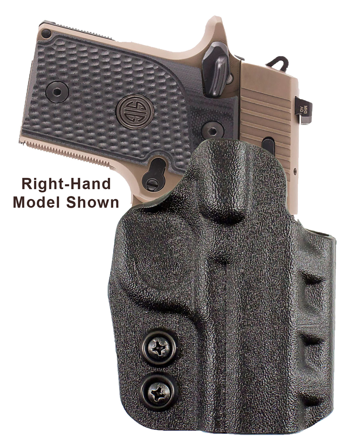 DeSantis Gunhide D94KB8WZ0 Cazzuto OWB Black Kydex Paddle Fits Springfield Prodigy w/wo Red Dot Fits 4.25-5" Barrel Left Hand