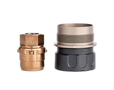 Rugged Suppressors RUM002 R.U.M 1-3/8"-24 tpi Titanium