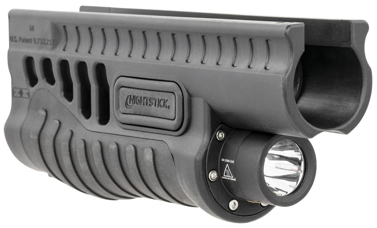 Nightstick SFL11GL Shotgun Forend Light Black 1200 Lumens White LED Green Laser Mossberg 500/590/590A1/Shockwave