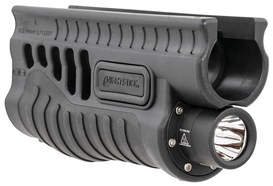 Nightstick SFL13GL Shotgun Forend Light Black 1200 Lumens White LED Green Laser Remington 870/TAC-14