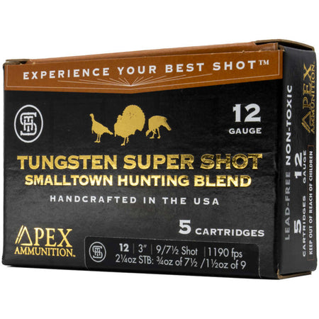 Apex Turkey TSS Smalltown Hunting Blend 12 Gauge 3.5 in 2-1/2 oz #7.5 / 9