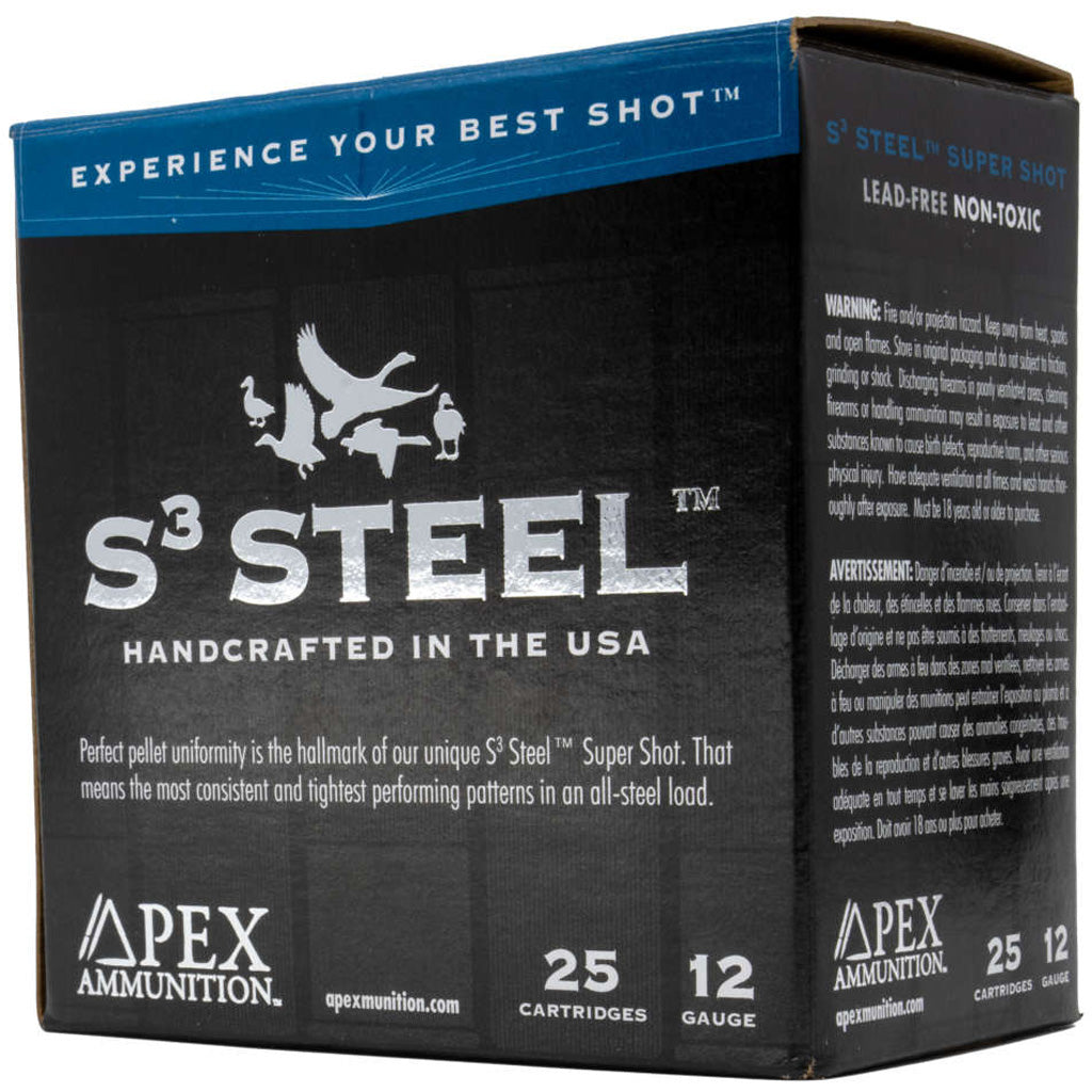 Apex Waterfowl S3 Steel 12 Gauge 3 in 1-1/4 oz #4