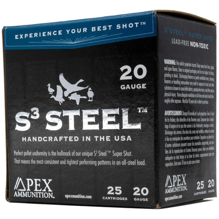 Apex Waterfowl S3 Steel 20 Gauge 3 in 1 oz #4