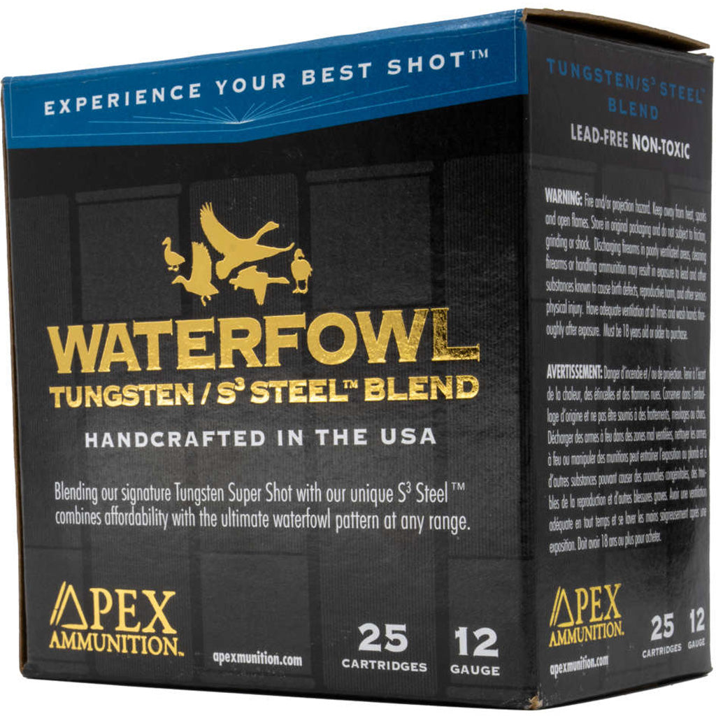 Apex Waterfowl TSS/S3 Steel Blend 12 Gauge 3 in 1-5/16 oz #2 / 7.5