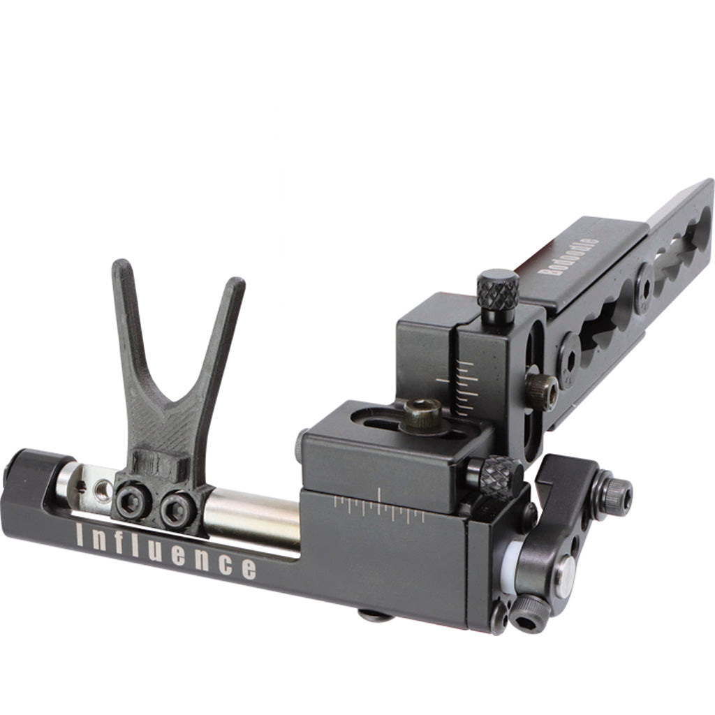 Specialty Archery Influence Arrow Rest Deluxe Kit w/Extension and Double Berger Hole RH
