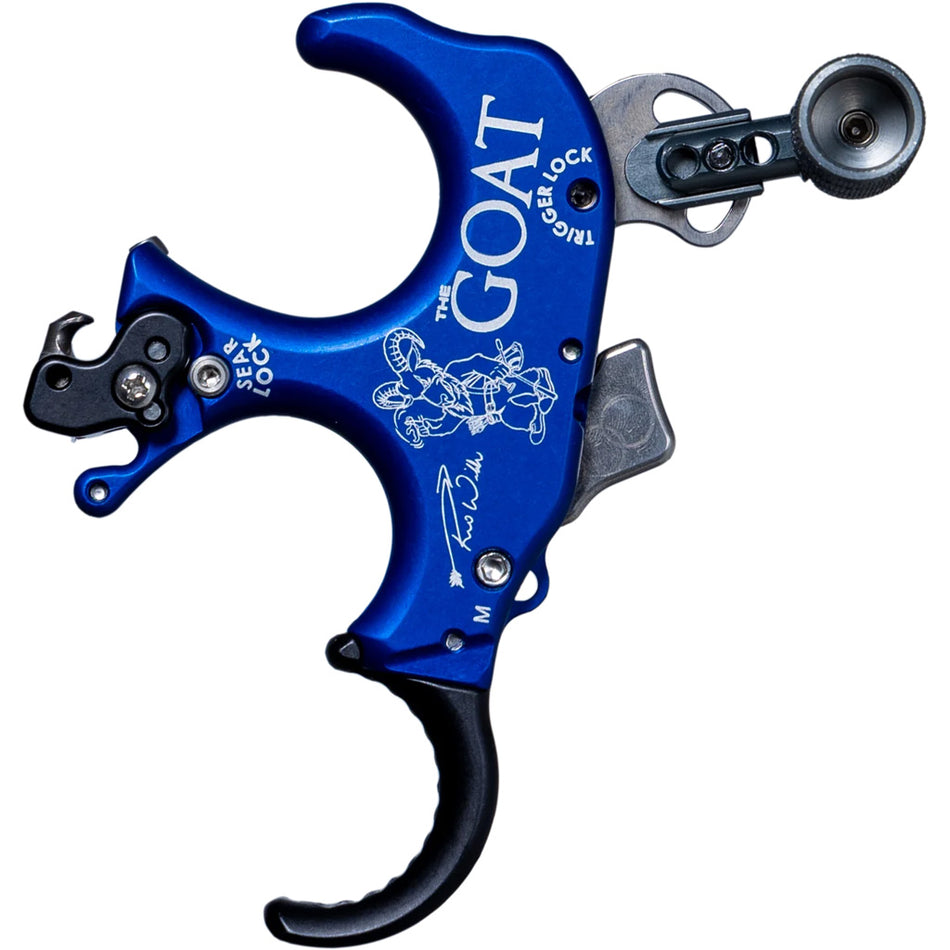 Tru Ball GOAT 3 Finger Blue/QuickSilver Medium