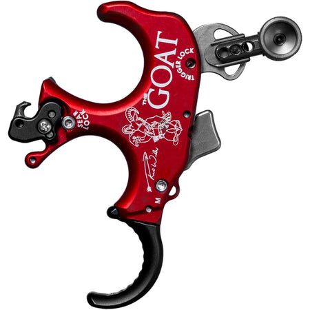 Tru Ball GOAT 3 Finger Red/QuickSilver Medium