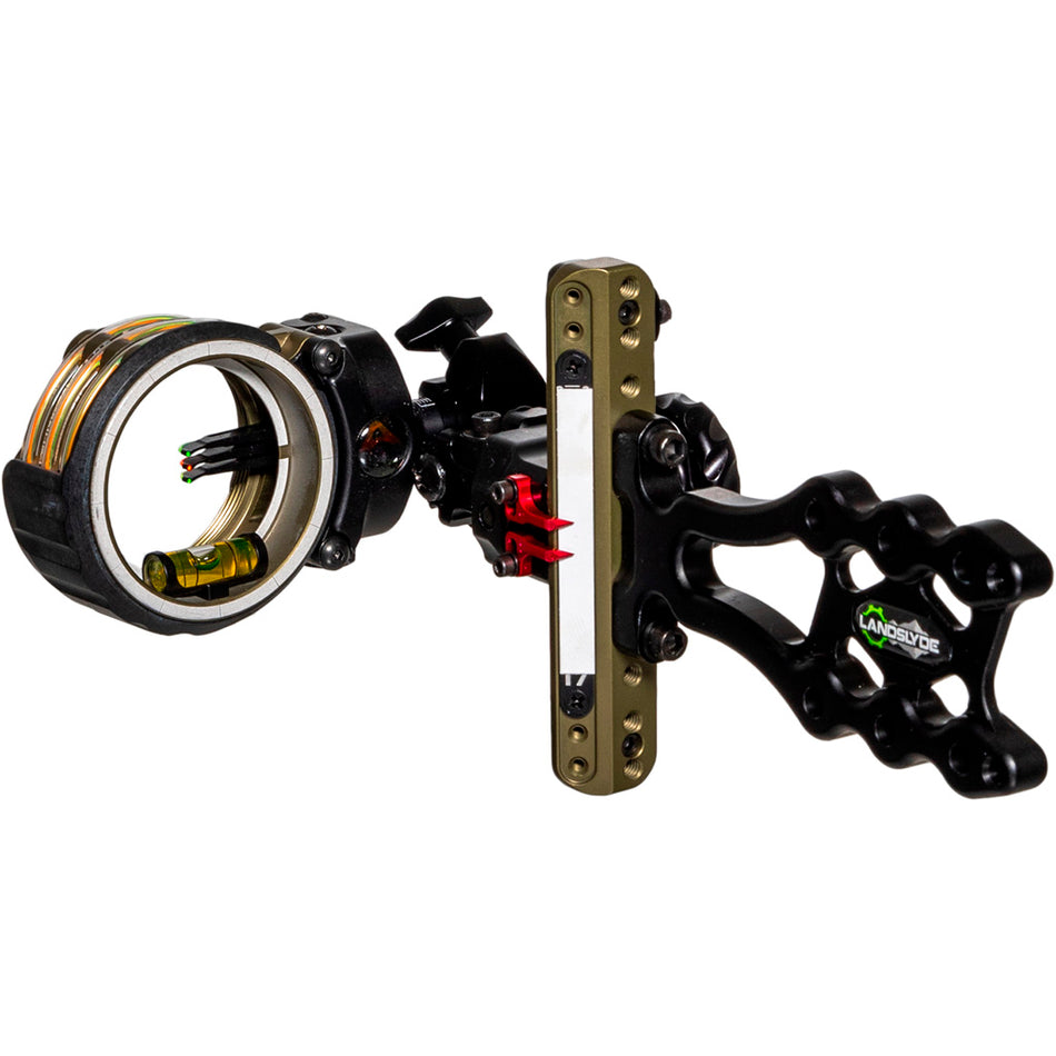 Axcel LANDSLYDE Slider Tactical Bowhunting Sight AccuStat II Micro 3 Pin .019