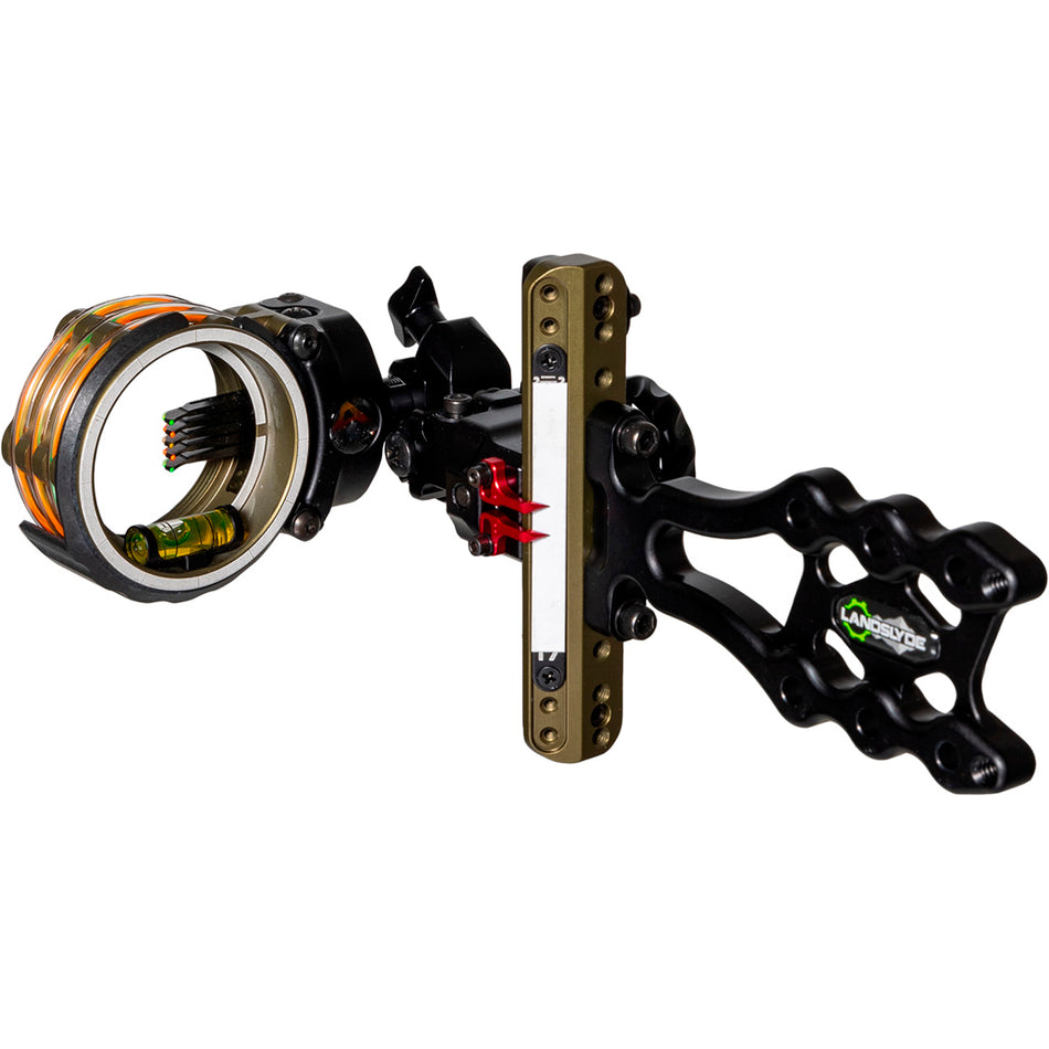 Axcel LANDSLYDE Slider Tactical Bowhunting Sight AccuStat II Micro 5 Pin .019