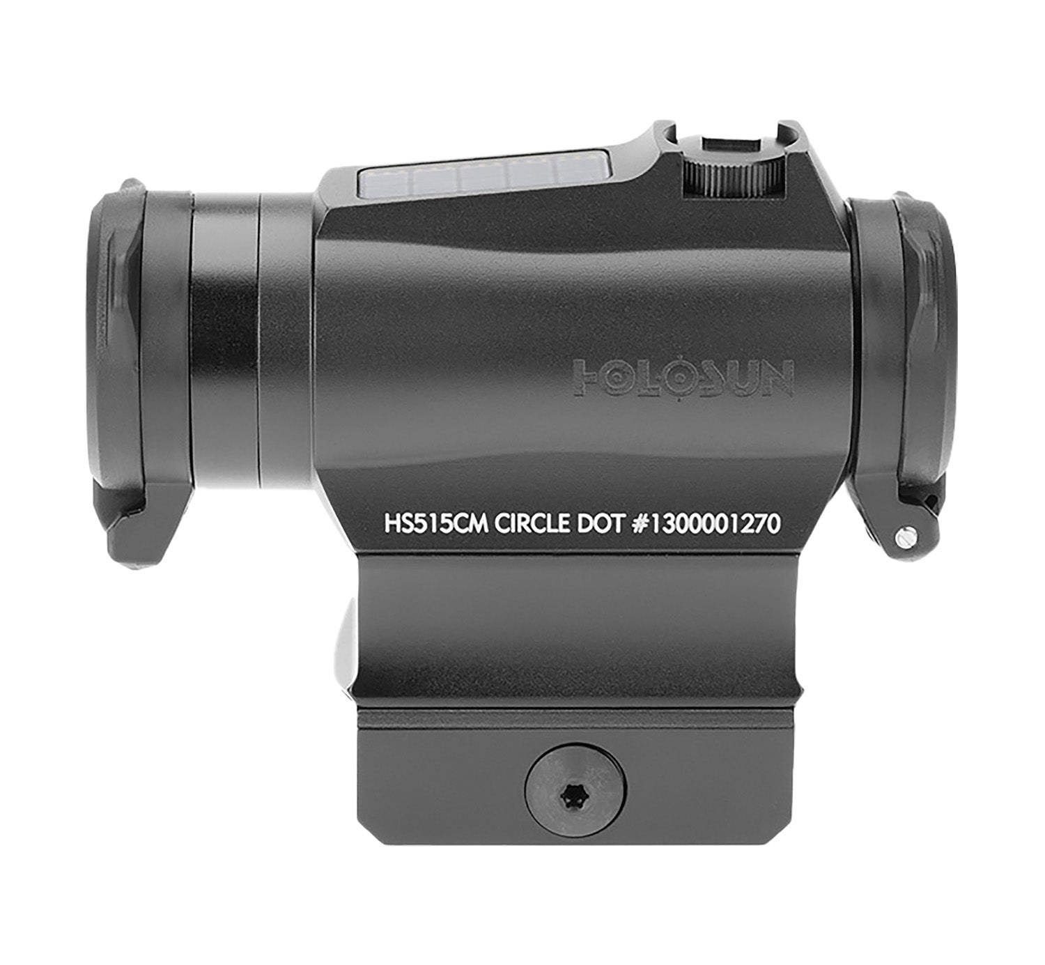 Holosun HS515CM 515 Black Anodized 1 x 20 mm 2 MOA Red Dot/65 MOA Circle Multi Reticle