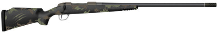 Fierce Firearms FCR300PRC24TF Carbon Rage Full Size 300 PRC 3+1 24" Black C3 Carbon Fiber Barrel, Tungsten Gray Cerakote Stainless Steel Receiver, Forest Green Fixed Fierce Tech C3 Stock, Right Hand