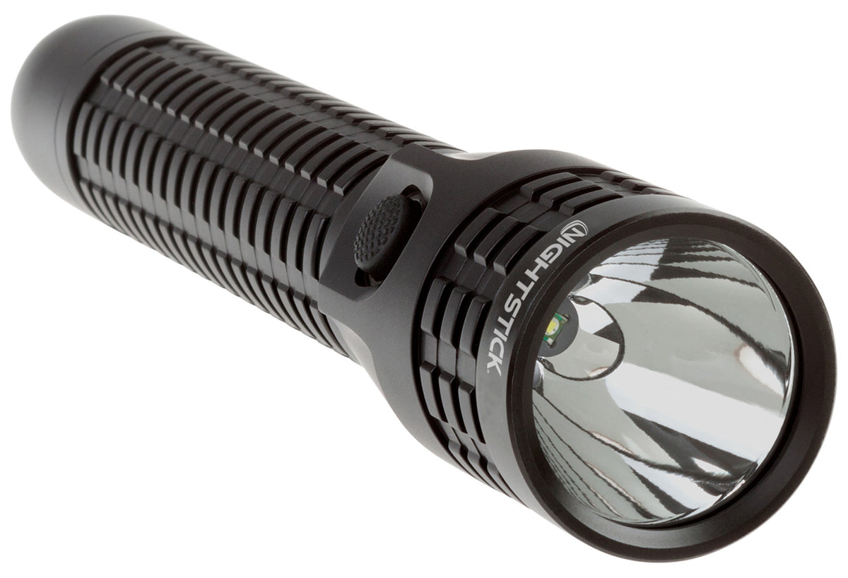 Nightstick NSR9614XL Metal Duty/Personal-Size Rechargeable Flashlight Black Anodized 50/200/850 Lumens White LED