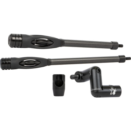 Trophy Ridge Seismic Stabilizer Combo 12.10 Black 12 in./10 in.