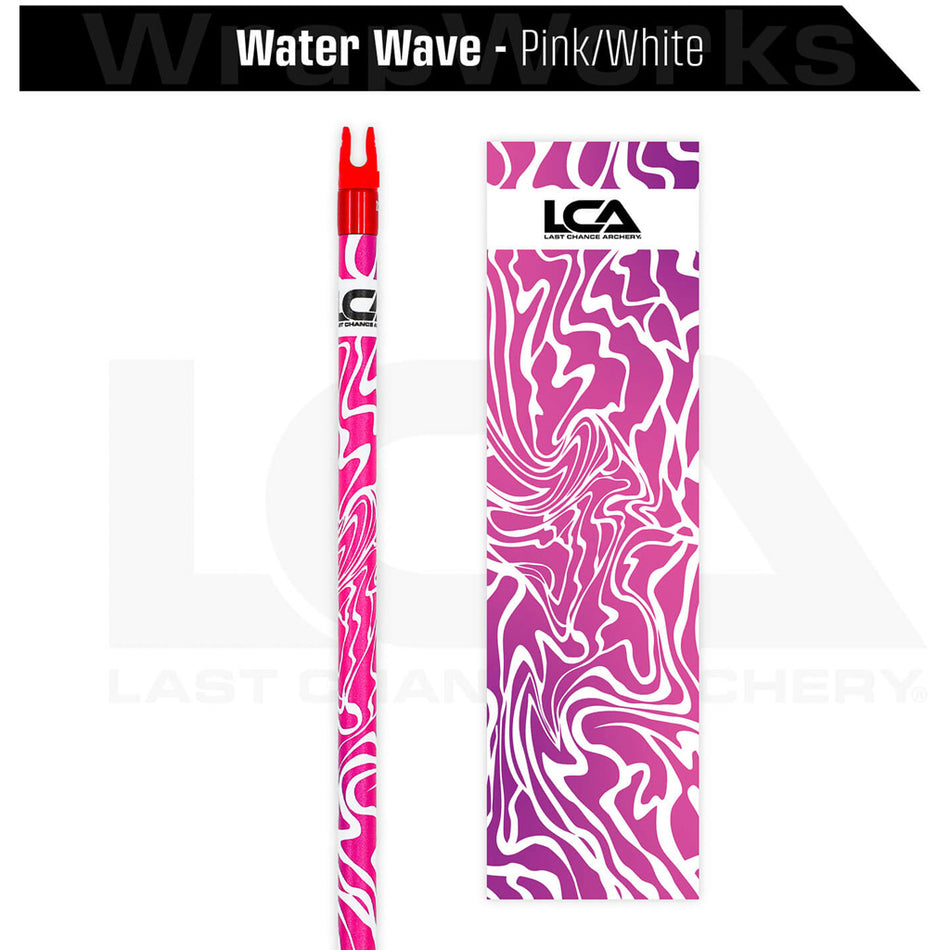 Last Chance WrapWorks Water Wave Pink/White Precision Flex L-Series